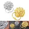 DRELD 155mm Big Lion Head Drop Ring Furniture Handle Bright Chrome Wood Chair Sofa Door Pull Handle Knob Retro Style Silver Gold
