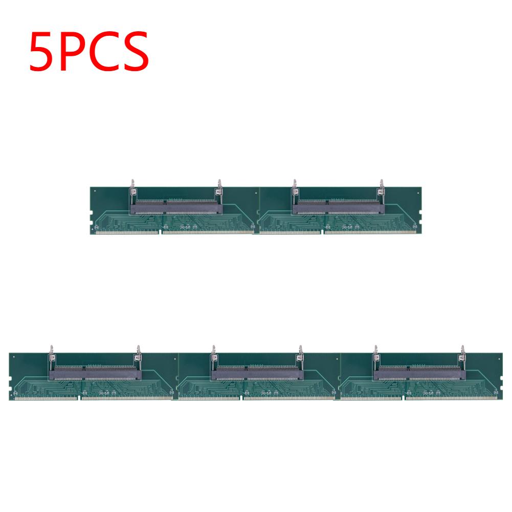 1-5pcs DDR3 DDR4 Adaptador de Memória de Laptop para Desktop SO-DIMM para PC DIMM Cartão Conector Cartão Conector Memória RAM