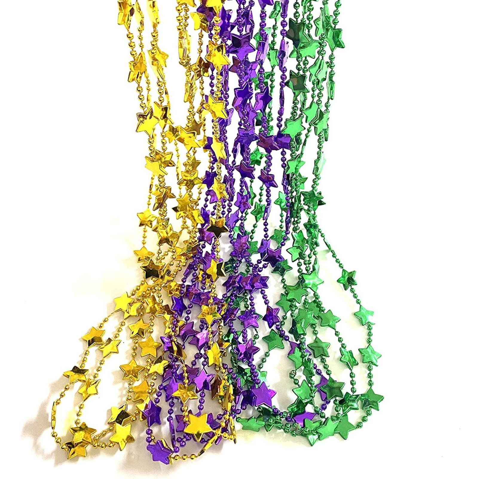 Party Plastic Bead Chain Necklace Colorful Bead Chain One Size