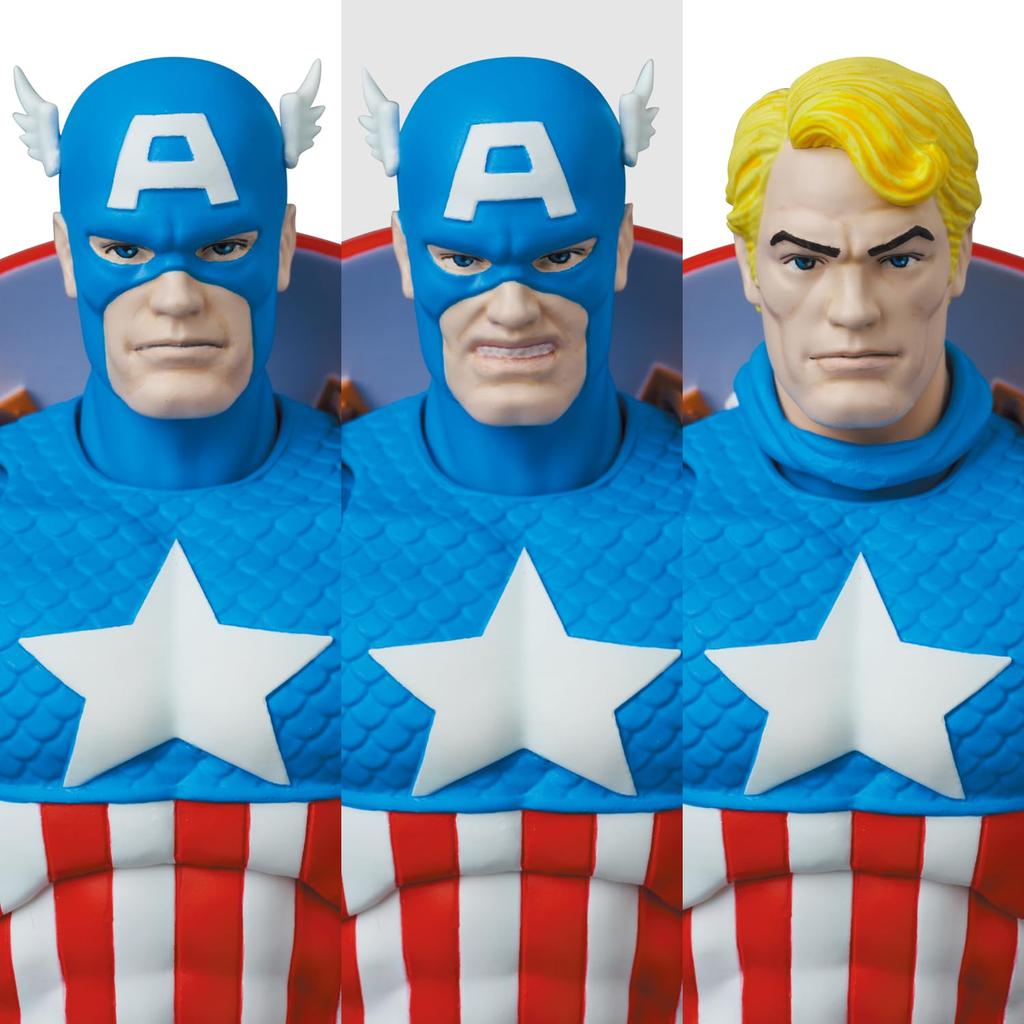 MAFEX CAPTAIN AMERICA Captain America Height 160mm painted action figure No.217 (COMIC Ver.) approx. Non-scale