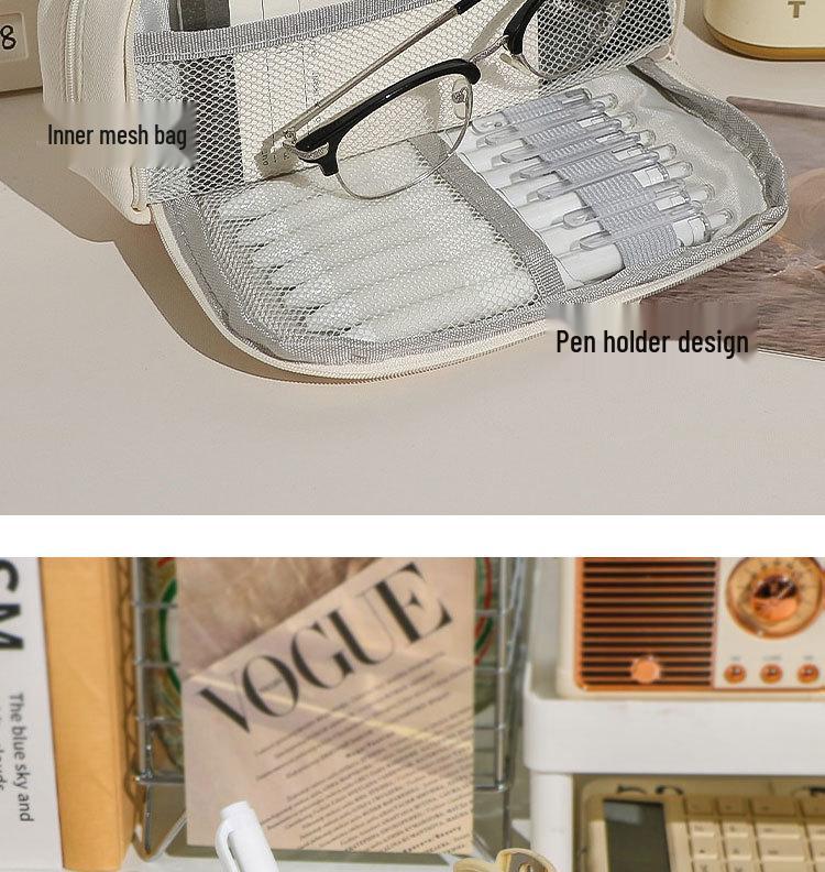 Japanese Style Large Capacity Pencil Case for Students