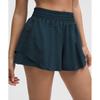 Lululemon Shake It Out High Rise Running Short 2.5  Indochine Blue