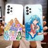 Mermaid Melody Pichi Pitch Phone Case For Samsung Galaxy A,71,70,52,51,40,31,50,50S,30S,21S,12,10,Note20ultra Transparent Cover