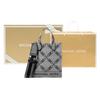 MICHAEL KORS Gigi Fabric Tote Bag, Shopping Bag, Handbag, Shoulder Bag, Crossbody Bag Women's Beige & Black 32F3S3GC4J-006
