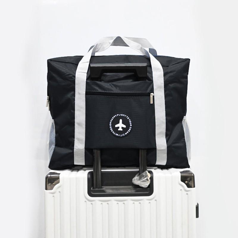 

Стильная водонепроницаемая складная дорожная сумка из полиэстера - Большая вместимость и минималистичный дизайн 17*35*45cm чёрный