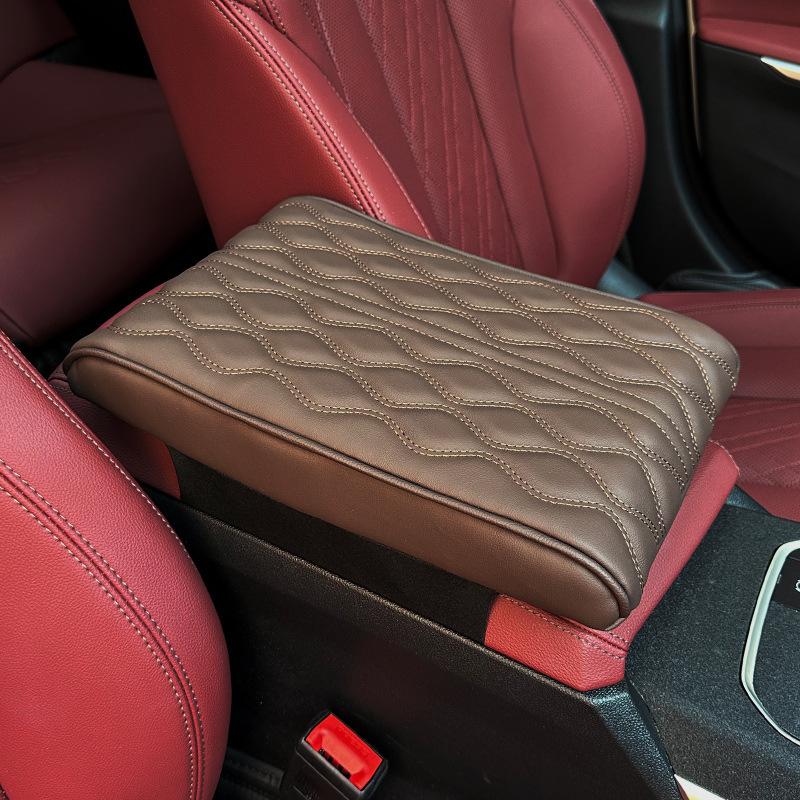 Multi-color Car Central Armrest Pad Auto Center Console Arm Rest Seat Box Mat Cushion Pillow Cover Vehicle Protective Styling