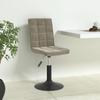 Day and Night - Day and Night Swivel Dining Chairs 6 Pcs In Light Gray Velvet