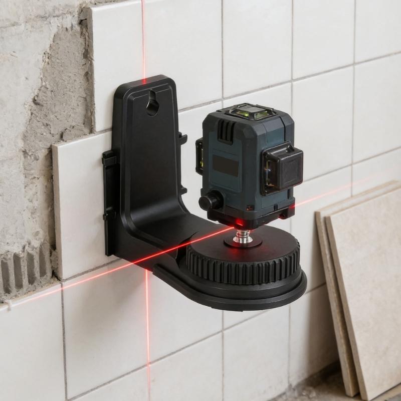 Plastic Measurement Tool Magnetic Universal Leveling Support For Multiple Line Equipment Easy To Install On Various Bases