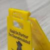 1/2/3Pcs Caution Overstimulated Desk Sign Cowboy Frog Hold On Partner I'm Overstimulated Mini Table Sign Home Office Decoration Coworkers Gag Gift