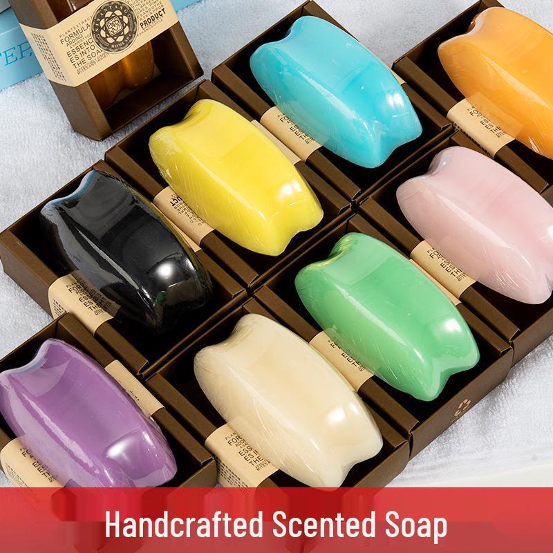 130g Handmade Goat Milk Rose Soap: Hydrating Essential Oil Facial Cleansing Soap