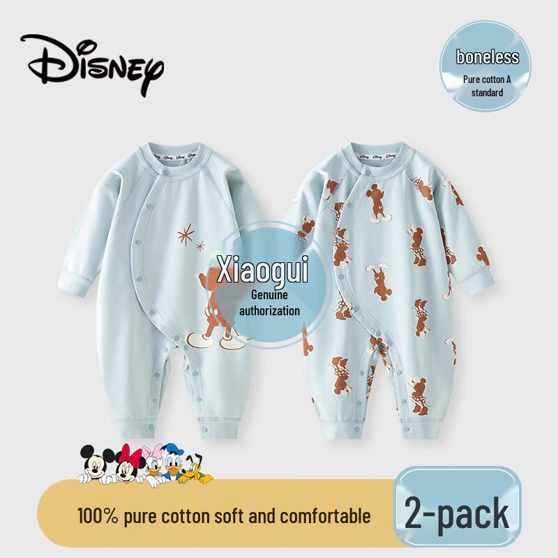 Disney Baby Cotton Long-Sleeve Romper Pajamas 66