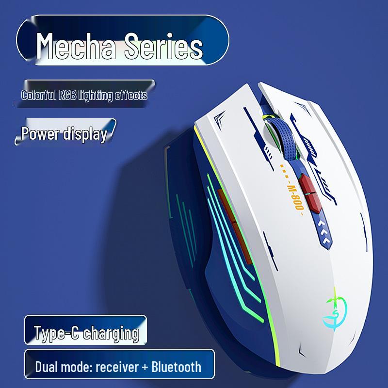 Rechargeable Silent Wireless Bluetooth Gaming Mouse for Desktop and Laptop (Men & Women)