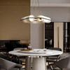 White Acrylic Pendant Lights Innovative Post-modern Minimal Design Black Gold Trendy Decor Restaurant Dining Table Lamp Ceiling