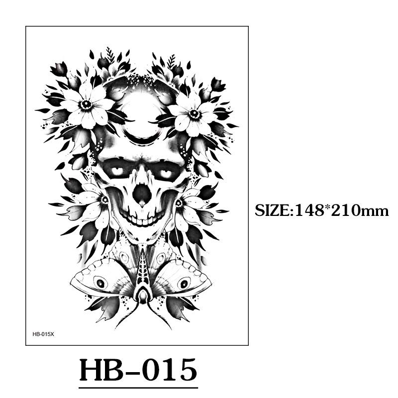 Animal Tattoo Sticker Wolf Head Lion Tiger Fierce Animal Tattoo Sticker Tattoo