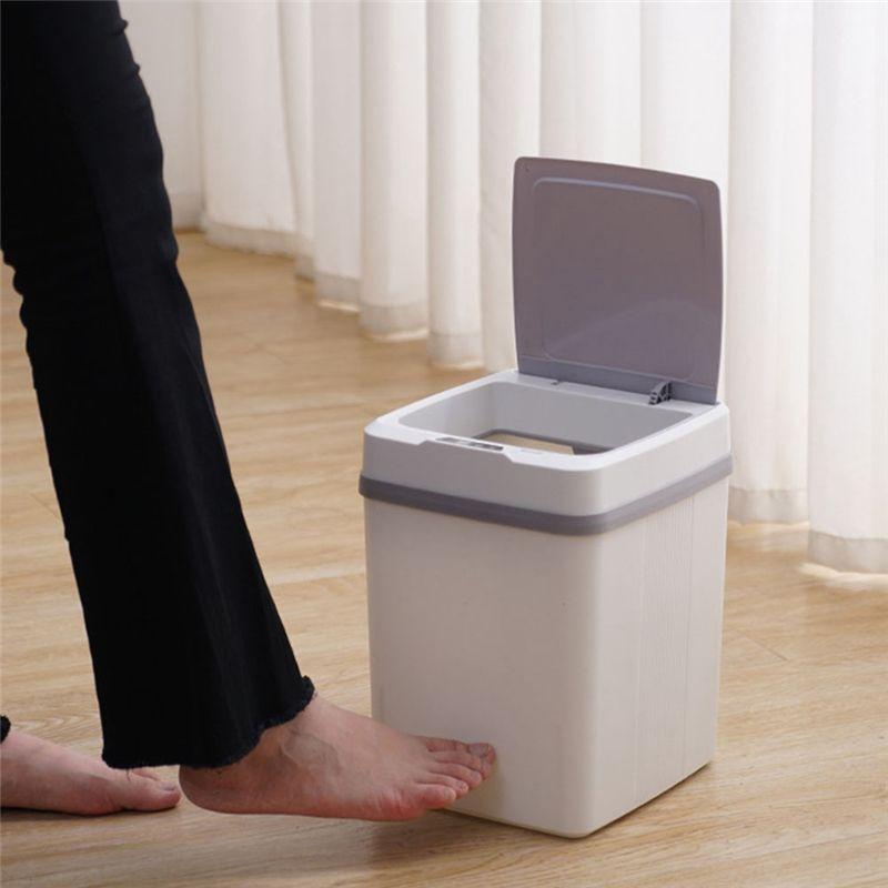 Good-Smart Sensor Garbage Bin Kitchen Bathroom Toilet Trash Can Best Automatic Induction Waterproof Bin With Lid 12L