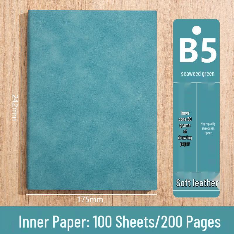 Custom Logo A5 High-End Office Notebook with Premium Cover and Inner Pages