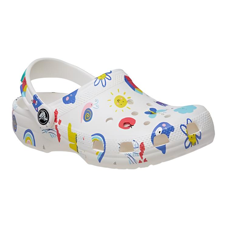 Crocs Casual Comfortable Non-Slip Durable Kids Sandals Kids Sandals White 210356-94S