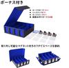 Deck Trading Card Storage Holds with Display and Card Compatible with and Other Card Games with Blue Case, Case, Box, 3000+ Cards, Window, Slots,