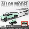 1:32 Tess Trailer Car Alloy Car Model Table With Ornaments Children's Toys