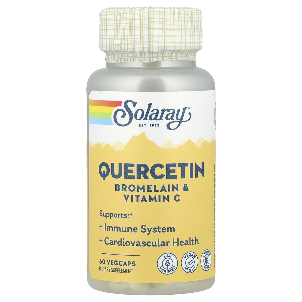 Quercetin, Bromelain & Vitamin C, 60 Veggie Capsules