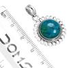 925 Sterling Silver Pendant Women Gemstone Handmade Jewelry Engagement Gift Amazonite Angelite Blue Opal Botswana Agate Mohave Azurite Chrysocolla