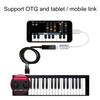 2-метровий USB-MIDI кабель для електропіано, барабанів, гітари, музичного компілятора, адаптер-кабель, конвертер