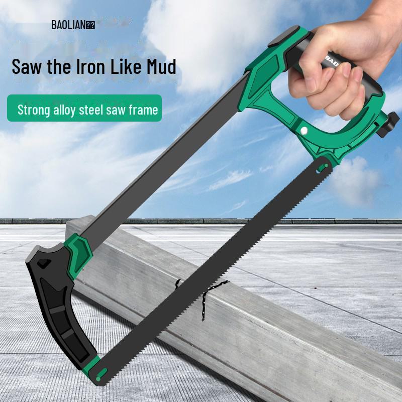Baolian Multipurpose Handheld Hacksaw for Wood and Metal Cutting