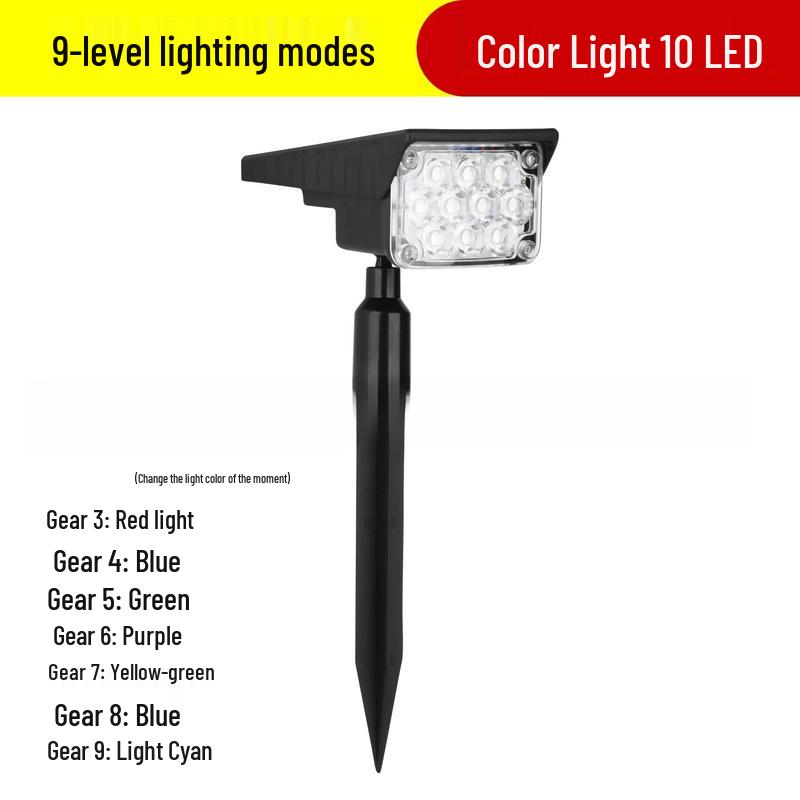 NuFeng Наружный цветной солнечный светильник высокой яркости