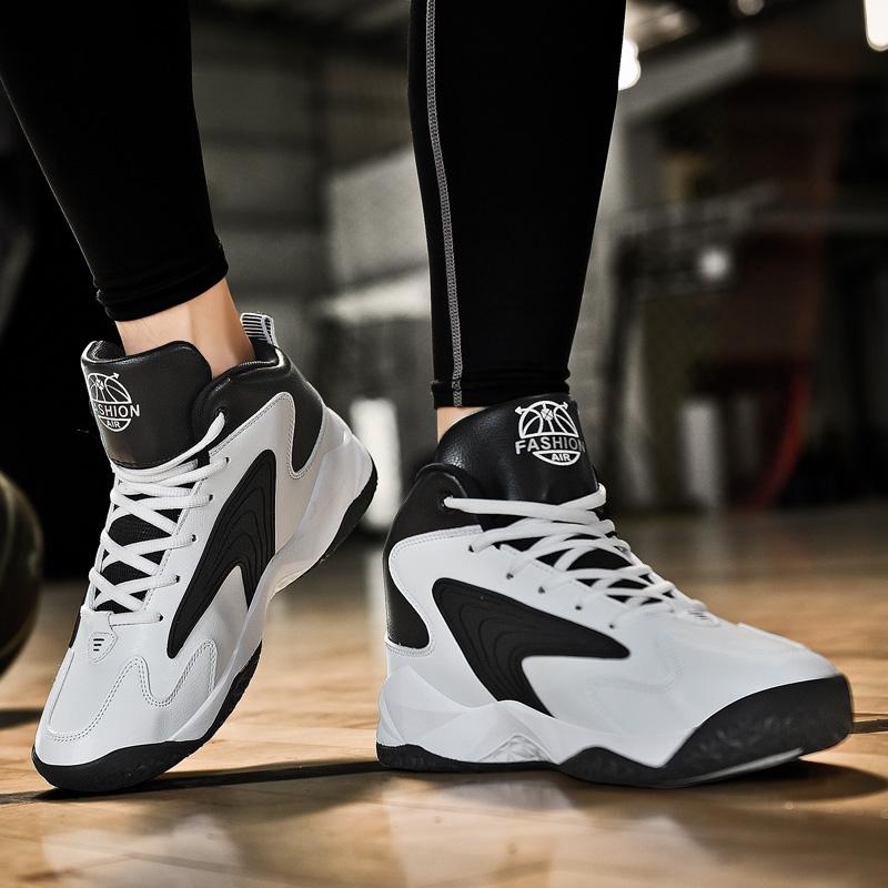 Basketball Shoes Four Seasons Parent-child Sports Casual Shoes Men's Leather Classic Racing Outdoor Running Shoes Speed Sneakers