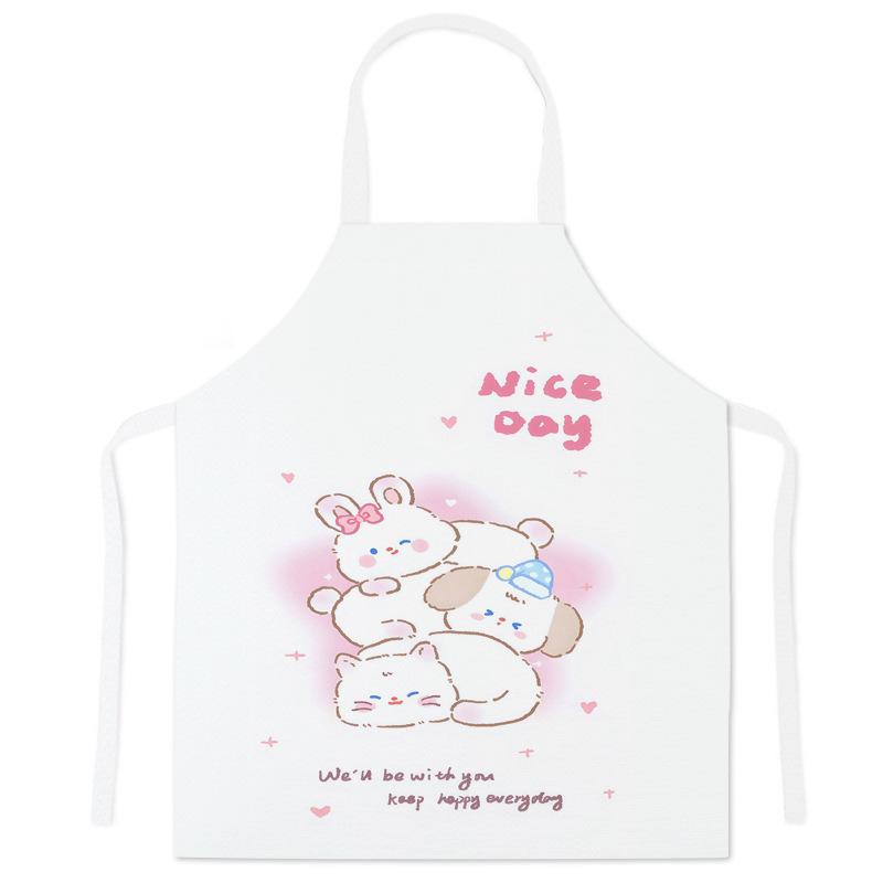 Cartoon Anime Pet Apron for Adults & Kids - Cute Kitchen & Restaurant Waist Apron