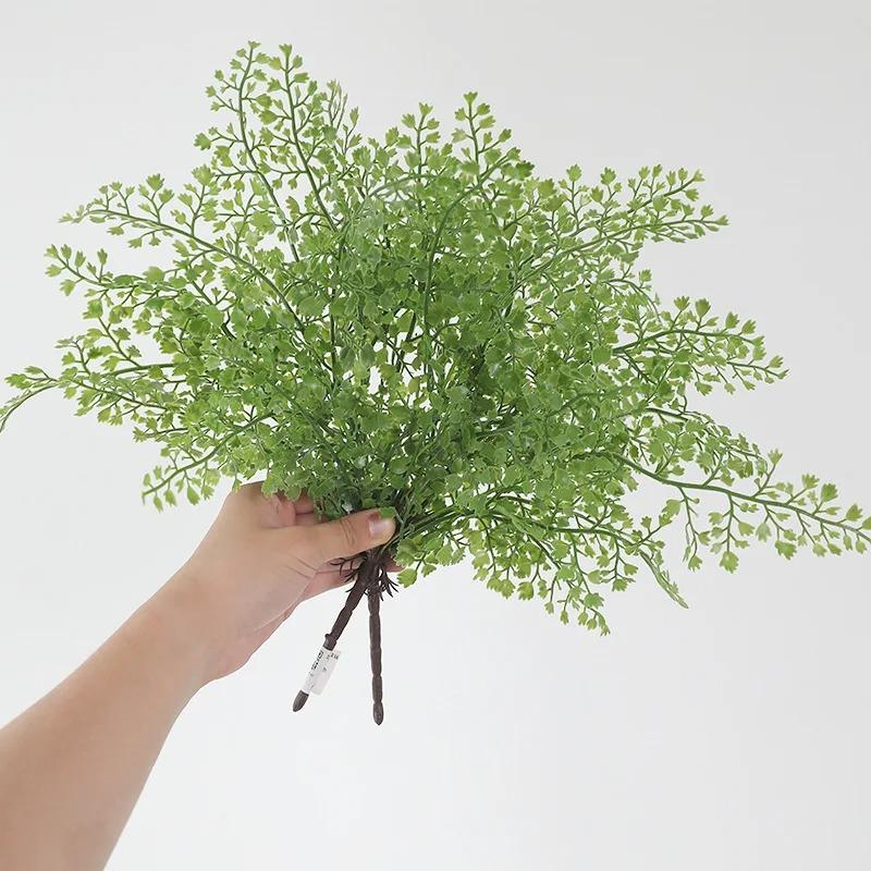 40cm Kunstmatige Plastic Varenplanten Gesimuleerde Groene Planten voor Buiten Tuin Kantoor Bruiloft Decoratie Huis Kamer Decoratie