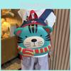 Tiger Cartoon Animal Pattern Kids School Bag Hard Shell Backpack For Toddlers