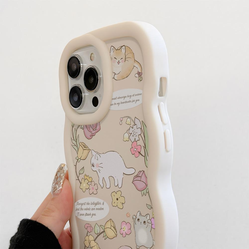 Mobile Phone Cases for iPhone 11 13 XR 15 Pro Max 12 14 Pro Max Case iPhone 16 7 Plus 8 Plus XS Max 15 Plus Macaron Cartoon Cute Anti-fall Waterproof