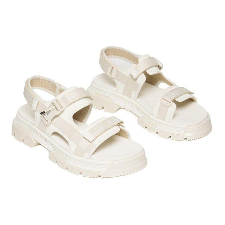 Dr. Martens Casual Comfortable Versatile One-Strap Sandals Unisex Sandals Beige 31561112