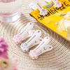 12 Stück Niedliche Katzenpfoten-Wäscheklammern Winddichte Wäscheklammern Haushalts-Handtuch-Unterwäsche-Socken-Aufhängklammern Kawaii Snacks Verschlussclip
