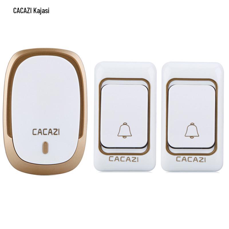 Waterproof Wireless Digital Doorbell with Long-Range Remote Control and DC Power, Ideal for the Elderly