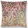 New Dreamy Rainbow Boho Beautiful Flower Gorgeous Floral Mandalas Fantasy Moon Stars Prints Cushion Cover Throw Pillow Case
