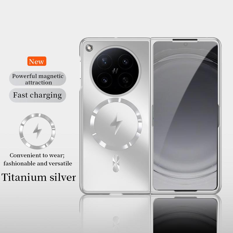 For OPPO Find N6 Magsafe Wireless Charging Adsorption Case For OPPO Find N6 N 6 Matte Frameless Slim Lens Protection Phone Cover