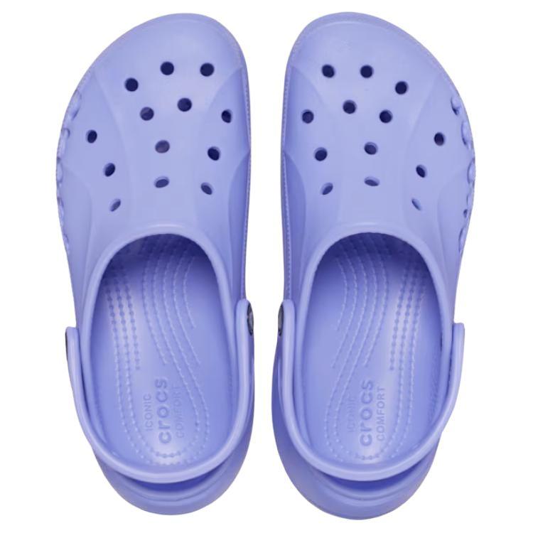 Crocs Baya Platform Clog Comfortable Versatile Women Clogs Purple 208186-5PY