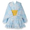 Alice Magic Yukata Dress Set for Separate with Cute Obi and and Japanese Perfect for Summer Evening Bon Obon and Perfect As a Gift for Grandchildren