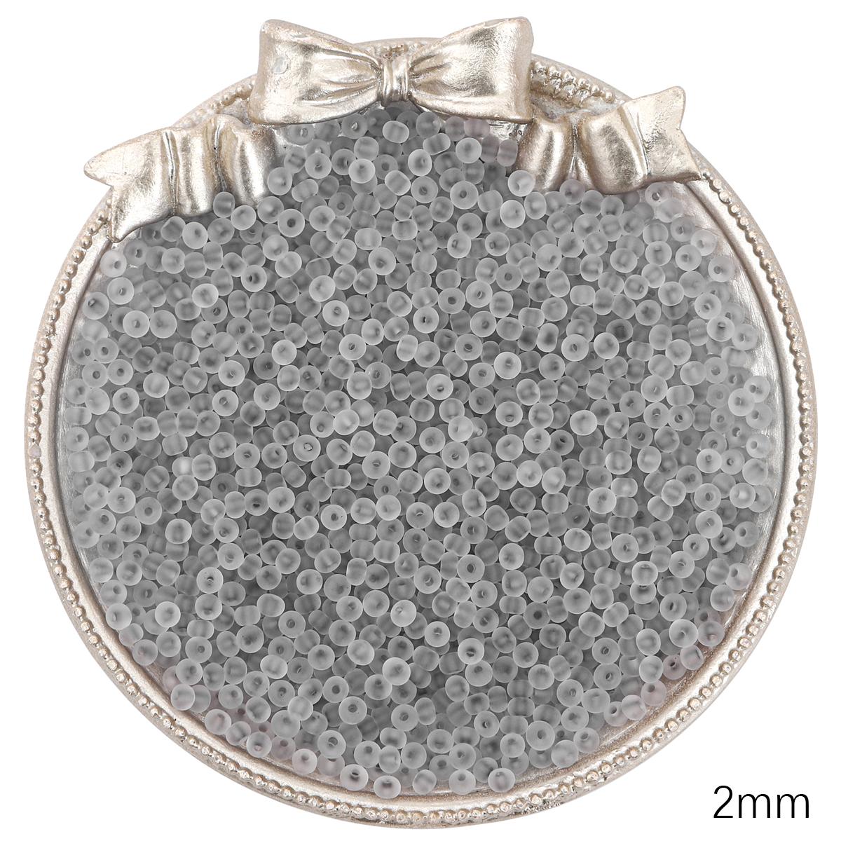 

Прозорі матові чеські скляні намистини Розсипний бісер для виготовлення ювелірних виробів своїми руками, шиття одягу, бісеру, аксесуарів A10 2mm 660pcs