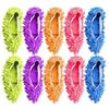 MOCOYEE Mop Washable Cleaning Just Put Them On and Washable Indoor Floor Cleaning Supplies Slippers, 5-Pair Set, Slippers, Walk, Fiber, Slippers,