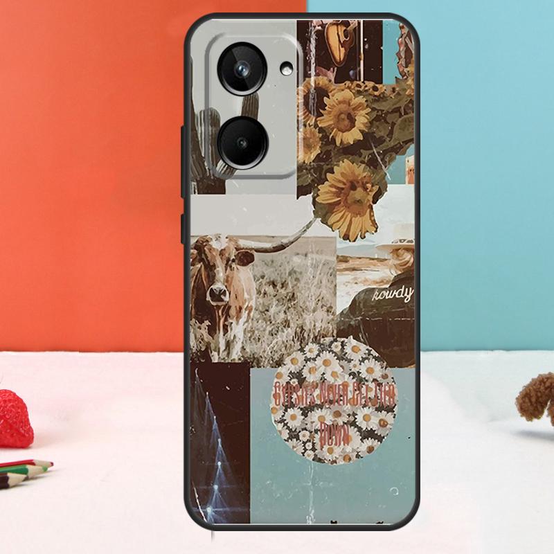 

Western Cowgirl Cowboy Boho For Realme 15 Pro 10 11 12 13 14 Pro Plus GT6 GT7 C65 C67 C63 C61 C55 C51 C53 C35 C75 Case Realme C75 4G