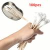 100pcs 7.87inch Long Cotton Swabs Eyes Cotton Swabs  for Eyes Ears Eyeshadow Removal