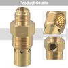 Gold Color Air Compressor Valve Brass Check Valve Male Threaded Valve