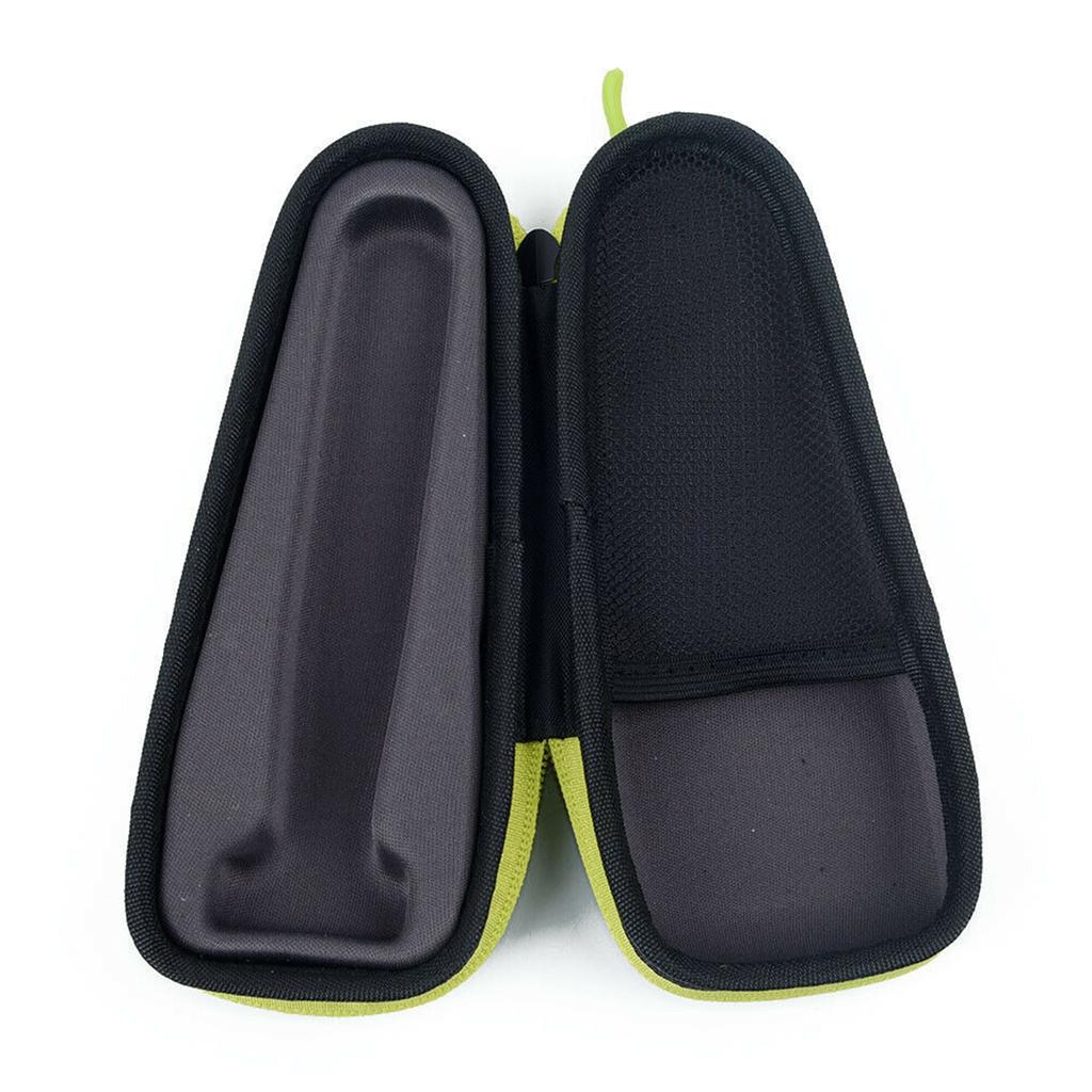 EVA Hard Case Carry Case for OneBlade QP2530 2520 Shaver Storage Bag Inner Pockets Zipper Pouch for Home Travel Use