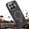 For Xiaomi 15T Pro Magnetic Case Rotating Ring Kickstand TPU + PC Back Cover