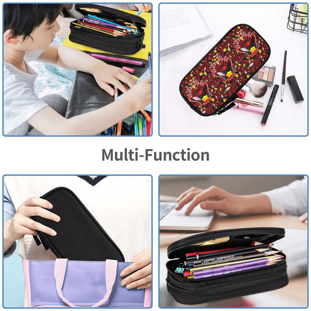 Custom Super Sentai Large Capacity Bags for Child best gift School Pencil Bag for Boys Gilrs Kids