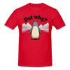 Unisex Nihilist Penguin But Why Arctic Snow Meme Philosophy Retro T Shirt Streetwear Cotton Crewneck Anime Shirt