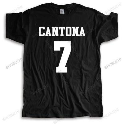 Neu eingetroffen Herrenmode T-Shirt Rundhals T-Shirts Sommer CANTONA 7 viele Farben Oberteile lockerer Stil Unisex schwarze T-Shirts europäische Größe